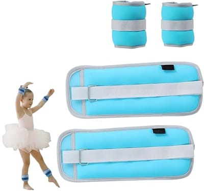 Gewichtsmanchetten Set van 2 - Voet- en Polsgewichten voor Kinderen en Beginners - Ideaal voor Dansen, Beweging en Joggen