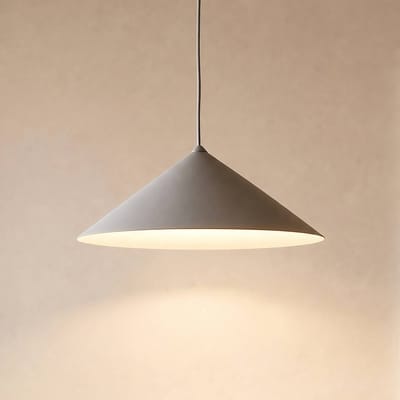 TK Lighting Hanglamp Lume L, greige, metaal, Ø 40 cm, GX53