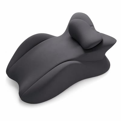 Miryx Traagschuim Ergonomisch Gevoelig kussen - Multi-Positioneel Wigkussen - Met Afneembare Hoes - Hoofdkussen - 58x38x23cm - Doker Grijs