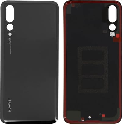 Huawei, Batterijdeksel Geschikt voor Huawei P20 Pro van Plastic, Zwart