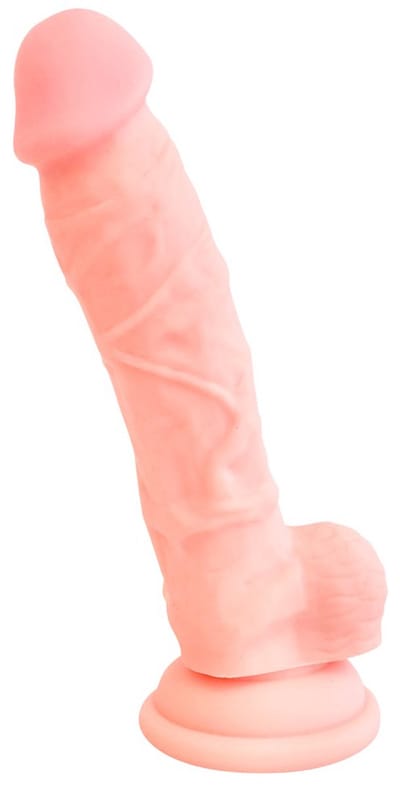 You2Toys - Anatomisch Perfecte Penis Imitatie Dildo met Zuignap in Rechte Vorm voor Uitzonderlijk Realistische Penetratie – 18 cm – beigeig