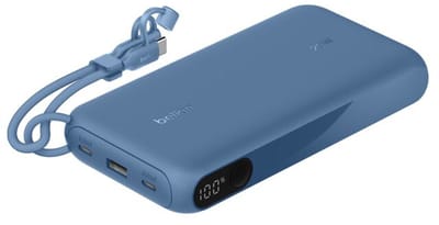 Belkin BoostCharge power bank - with display - 2 x USB-C USB - 20 Watt - 20000 mAh