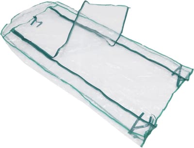 Plantenkas PVC Hoes - Kweekkas Cover - Planten Beschermen - Vierlaagse Bescherming - 69 x 49 x 155 cm - Groen