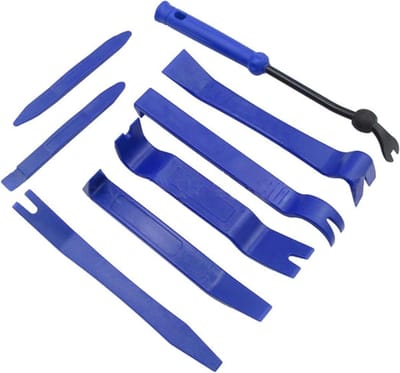 Auto Trim Verwijder Set - Panel Wrik Gereedschap - Auto Interieur Reparatie - Ergonomisch Ontwerp - 8 Stuks - Blauw
