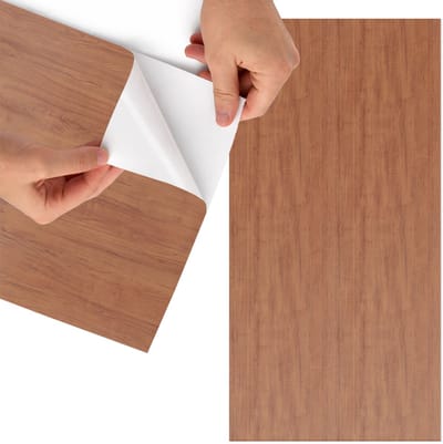 Tulup Meubelfolie - Houten motief Meubelfolie Zelfklevend - 65x130 cm - Bruin Meubelfolie - Plakfolie Meubels - Rustiek Meubelfolie - Decoratiefolie Zelfklevend - Slaapkamer decoratie - Texturen