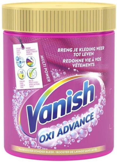 Vanish Oxi Advance - Vlekkenverwijderaar Poeder - Zonder Bleek - Gekleurde Was - 840 Gram