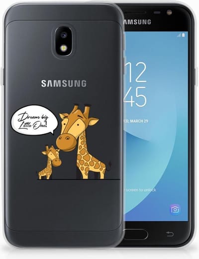 Samsung Galaxy J3 2017 Telefoonhoesje met Naam Giraffe