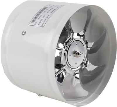 Inline Buisventilator 200mm 8 Inch - Krachtige Afzuigventilator voor Ventilatiesystemen