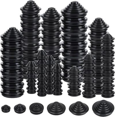 90 Stuks Rubber Klemmen, Diverse Maten Kabeldoorvoeren, Rubber Stopper Set voor Kabels, Draad en Elektrische Apparaten