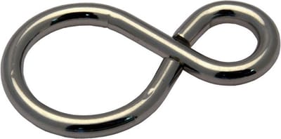 Gesloten S-haak - 22 x 1.8mm - Gegalvaniseerd - 100 stuks