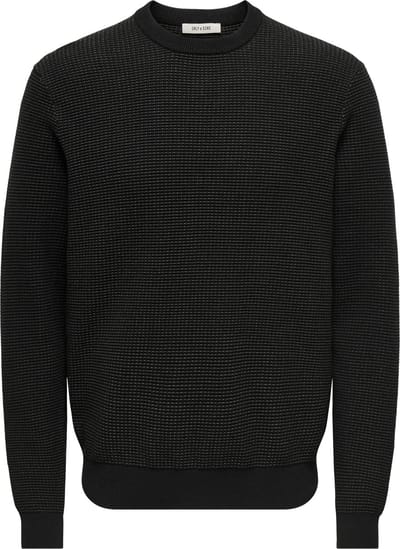 ONLY&SONS - ONSDAVE REG LS CREW NECK KNIT NOOS - Heren - Gebreide truien