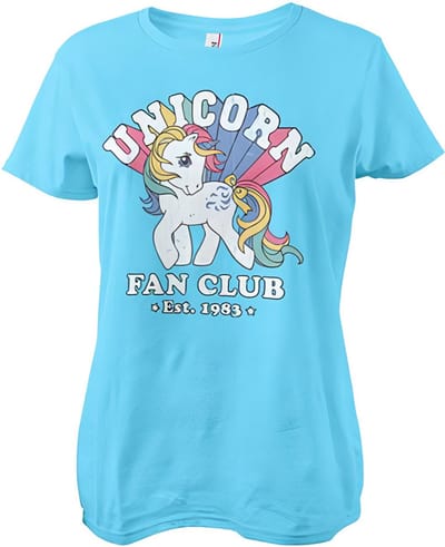 My Little Pony Dames-T-shirt 'Unicorn Fan Club' in meisjesachtige stijl