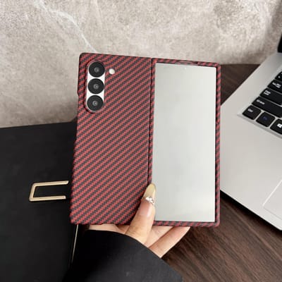 Premium Ultra Dunne Magnetische Telefoonhoes van Koolstofvezel voor Samsung Galaxy Z Fold 7 6 5 4 3 Scherm Volledige Film Anti-Val Beschermhoes Galaxy Z Fold7