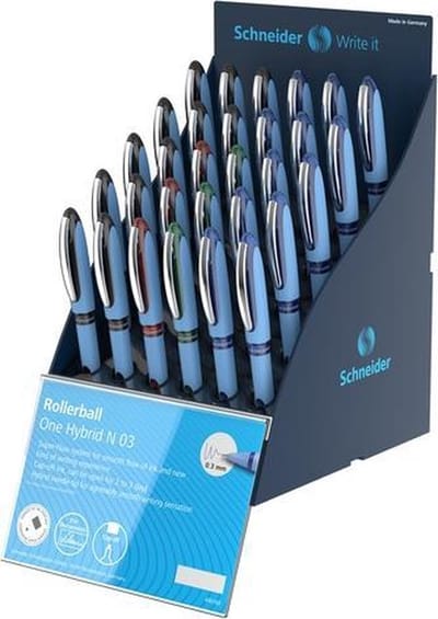rollerball Schneider One Hybrid N 0,3mm SIS-display 30 stuks S-304772