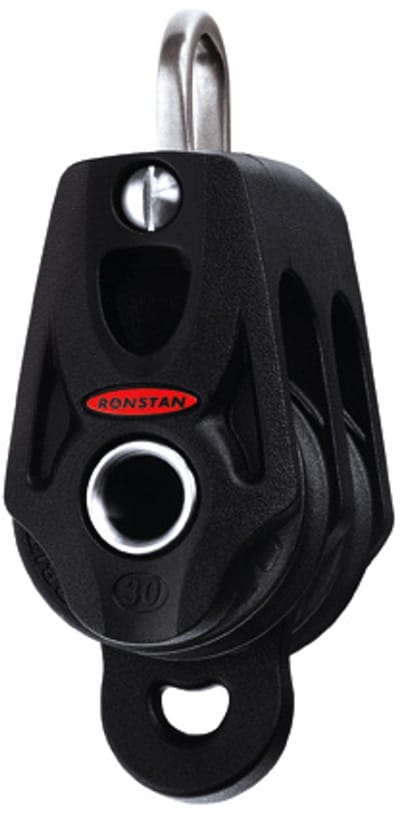 Ronstan RF35212 Orbit 30mm 2-schijfsblok, hondsvot