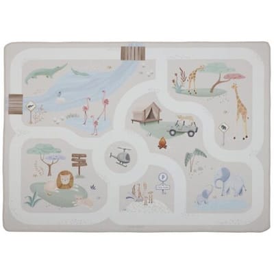 Little Dutch auto speelkleed Safari Beigebrown unisex