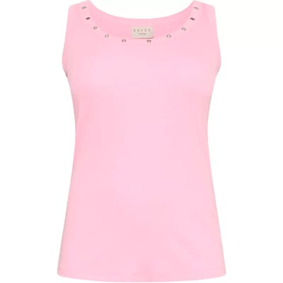 Damestanktop KAFFE Curve Carina Eyelets