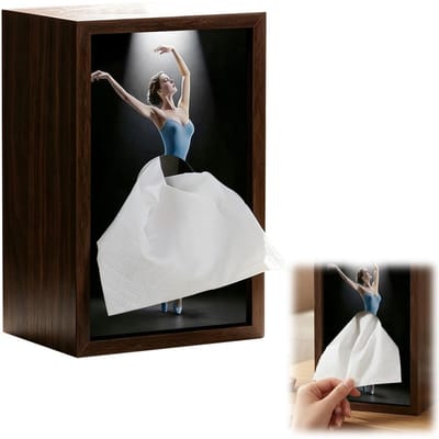 Creatieve Grappige Rok Design Tissueboxhoes Tissuehouder Voor Huisdecoratie Bureau Badkamer Auto Kantoor Decoratieve Papierorganizer white