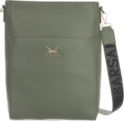 Sansibar Schoudertas Shopper Bag Olive Olijfgroen