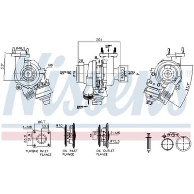 Supercharger, drukvulling NISSENS 93607