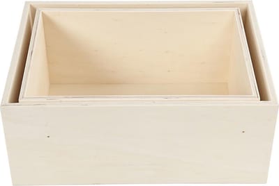 Showdozen, rechthoek, h: 27+31 cm, b: 19,5+22,5 cm, triplex, 2stuks, diepte 12,5 cm