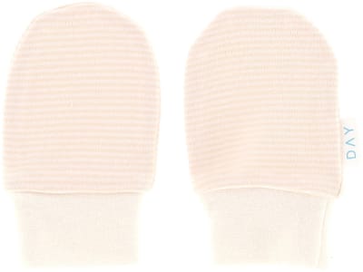 DAY Wantjes - Gestreept Apricot - 0-6 Mnd
