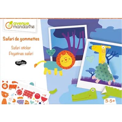 Creatieve doos - stickersafari Avenue Mandarine