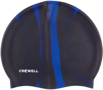 Crowell Badmuts Zwem Siliconen Multi Flame Zwart-Blauw kol.01