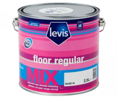 Levis Floor Regular - Halfglanzende watergedragen vloerverf voor normale belasting - 2.50 L - Parelgrijs 7309