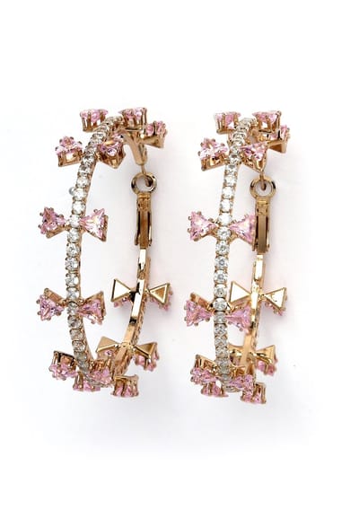 AVANT-GARDE PARIS Oorbellen - Bows - Elegante Accessoires - Goudkleurig - Tijdloos en Betoverend - Leverback Sluiting