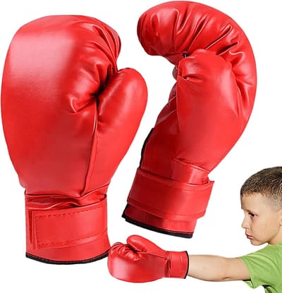 Bokshandschoenen - Training Wanten - Stressvermindering - Schokabsorberend Ontwerp - Universele Maat - Zwart