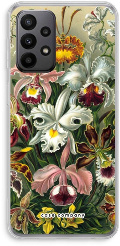 Case Company® - Hoesje geschikt voor Samsung Galaxy A23 hoesje - Haeckel Orchidae - Soft Cover Telefoonhoesje - Bescherming aan alle Kanten en Schermrand