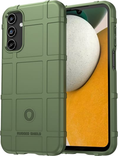 MobyDefend Hoesje - Geschikt voor Samsung Galaxy A15 - Rugged Shield TPU Backcover - Groen