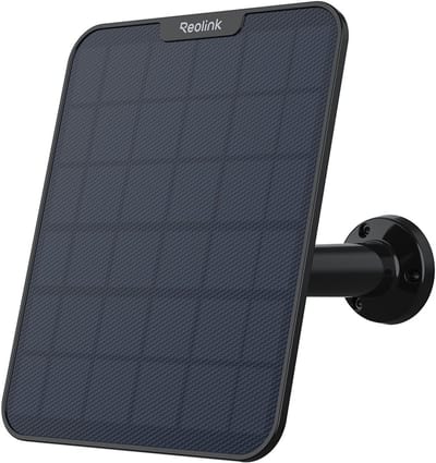 Reolink Zonnepaneel 2 voor camera op batterij, 6W, Zwart