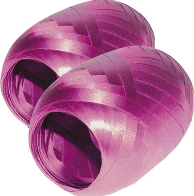 2x Inpaklint Krullint Decoratielint Cadeaulint Sierlint - Pink - 20m x 5mm