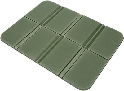 Vouwkussen - Zitmatje - Kussen - Isolatiematten - Zitkussen - Picknick Kussen - kampeer Kussen - Draagbaar kleed - met Opbergtas - Waterdicht - Opvouwbaar - voor buiten, tuin, camping, picknick, wandelen - groen - 385*275*8mm