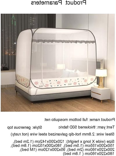Bed Tent - Klamboe Luifel - Slaap Beschermen - Opvouwbaar Ontwerp - 120 x 200 cm - H