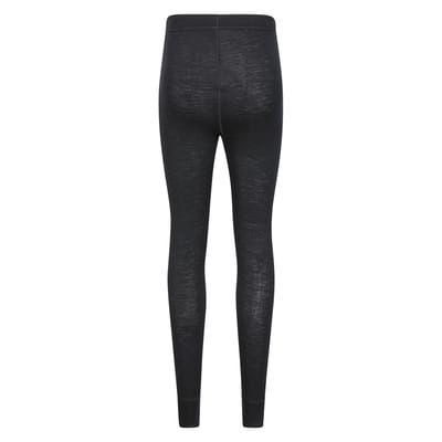 Mountain Warehouse Kinderen Merino Wol Basislaag Onderdeel (Verpakking van 2) (Zwart)
