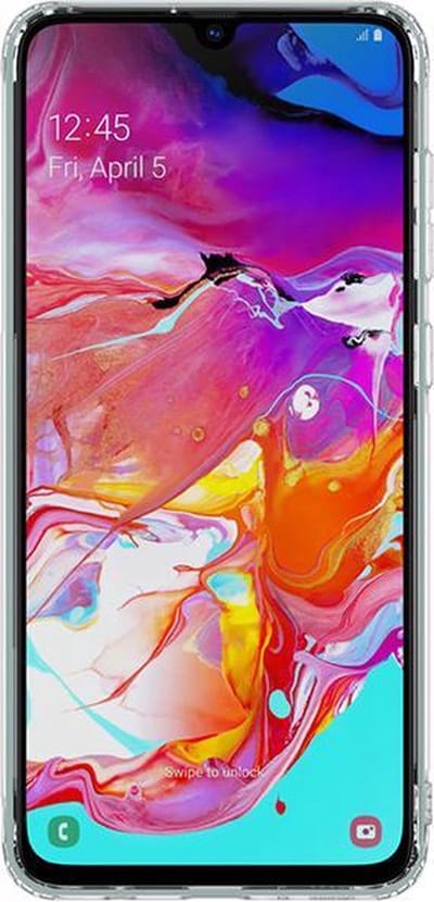 Geschikt voor Galaxy A80 Silicone transparant hoesje
