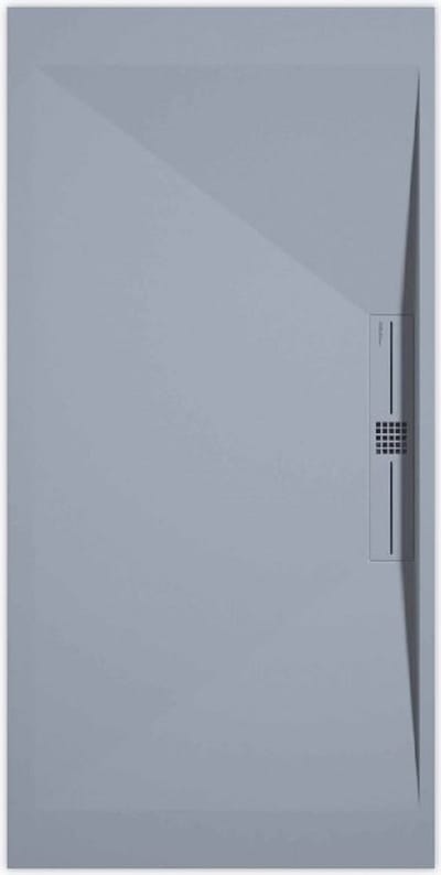 Sanifun douchebak Stone Side Gray Smooth 900 x 800 P