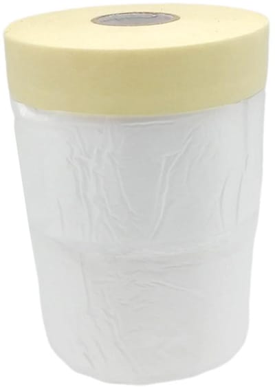 Maskeerfolie Voor Verf - Beschermfolie Wanden - Klus Klussen - Waterdicht & Sterk - 550mm x 30m - Wit