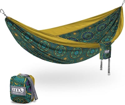 Lichtgewicht Hangmat voor 1-2 Personen - Perfect voor Kamperen, Wandelen en Festivals
