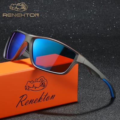 Blauwe Polarized Zonnebril - Sunglasses met Grijze Lens - Outdoor Bril