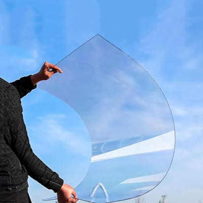 Transparante Dakplaat - Glasvezelpaneel Plaat - Serre Dakbekleding - UV Bescherming Regenbestendig - 100cm x 300cm - Transparant