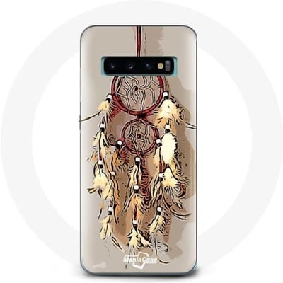 Coque - Samsung - Galaxy S10 - Attrape Rêve - Marron - Souple marron