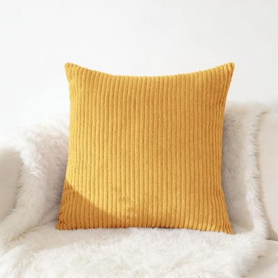 70x70 65x65 Grote Maat Corduroy Kussenhoes Zachte Pluche Flanellen Kussenhoes Pluizige Bankkussenhoes voor Sofa Woonkamer Decor 70x70cm