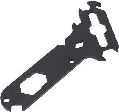 Dailygoods- Multitool 14-in-1 - Rigger Tool - Draagbaar - Stevig Staal - Flessenopener - Voor Camping/Outdoor - Toolcard