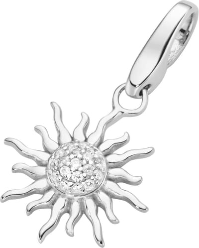 Charm | bedel | hanger | zon | zirkonia | Giorgio Martello |zilver | sterling zilver