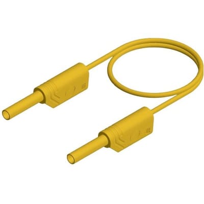 Hirschmann Test & Measurement MVL S 200/1 Au Veiligheidsmeetsnoer Banaanstekker 2 mm Banaanstekker 2 mm 2.00 m Geel 1 stuk(s)