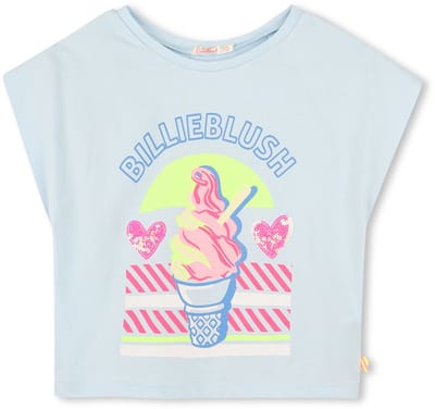 Billieblush U20954 T-shirt Met Korte Mouwen Blauw 24 Months Meisjes